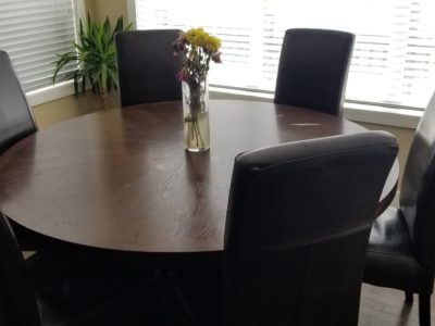 8 piece dining table